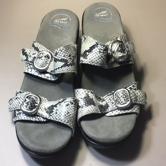 Dansko Sophie Python Sandal Size 42 - Picture 1 of 6